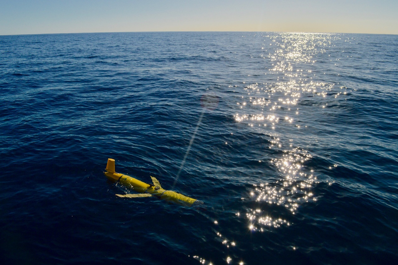 IMOS ocean glider deployed in the Onslow region of northern WA