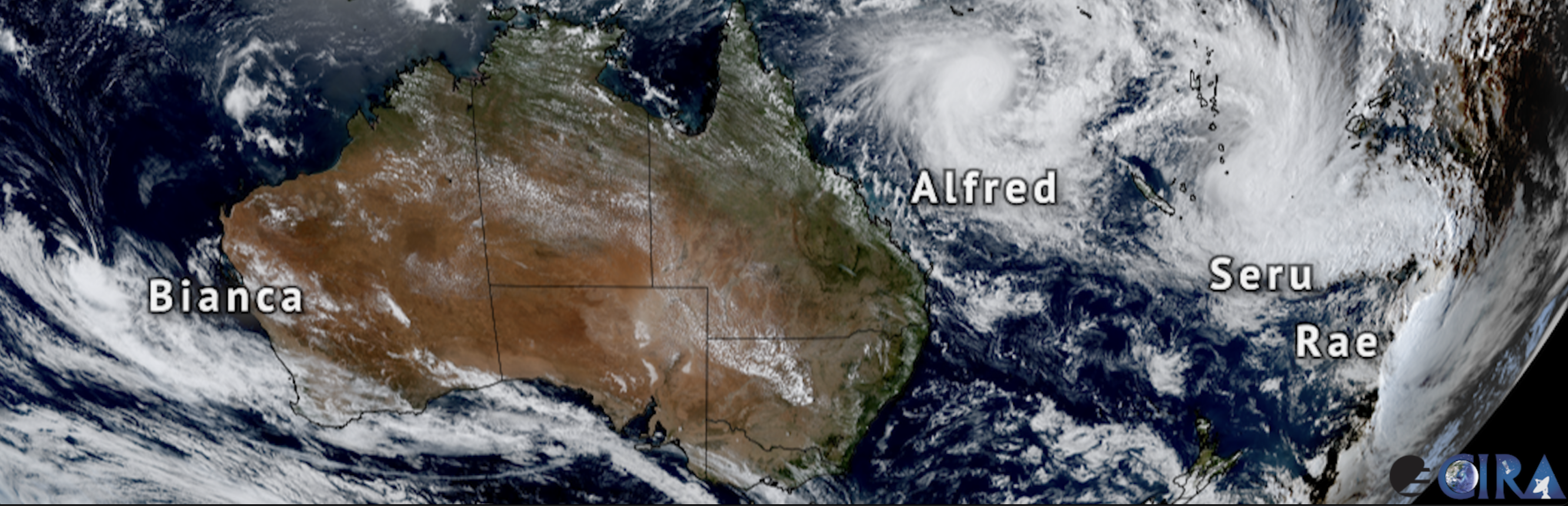 Four Tropical Cyclones